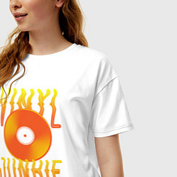 Футболка оверсайз женская Vinyl Junkie, цвет: белый — фото 2