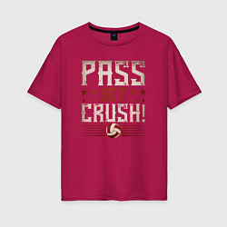 Женская футболка оверсайз Crush