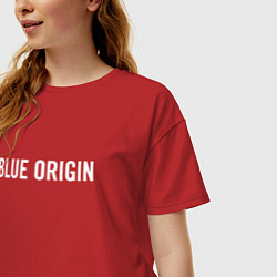 Футболка оверсайз женская BLUE ORIGIN, цвет: красный — фото 2