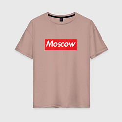 Женская футболка оверсайз Moscow