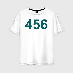 Женская футболка оверсайз Игрок 456