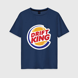 Женская футболка оверсайз Drift король