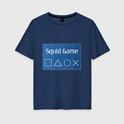 Женская футболка оверсайз Squid Gamer