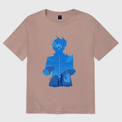 Футболка оверсайз женская Чайльд Тарталья Tartaglia, цвет: пыльно-розовый