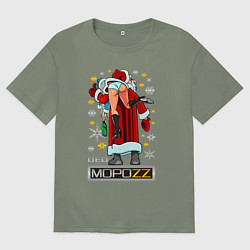 Футболка оверсайз женская ДЕД МОРОZZ, цвет: авокадо