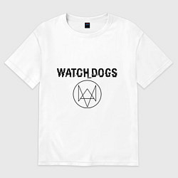 Футболка оверсайз женская Watch Dogs, цвет: белый