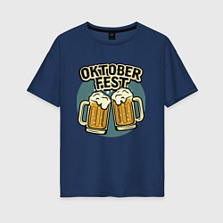 Женская футболка оверсайз Oktober fest