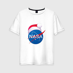 Женская футболка оверсайз NASA NEW YEAR 2022