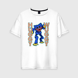 Женская футболка оверсайз Huggy Wuggy Poppy 02
