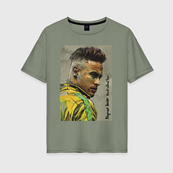 Женская футболка оверсайз Neymar Junior - Brazil national team