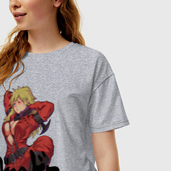 Футболка оверсайз женская Nikаido, цвет: меланж — фото 2