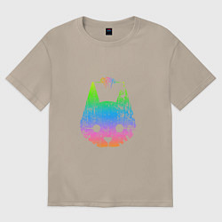 Футболка оверсайз женская Stray: Gradient, цвет: миндальный