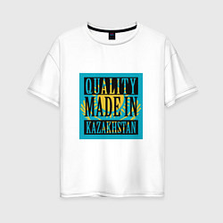Женская футболка оверсайз Made In - Kazakhstan