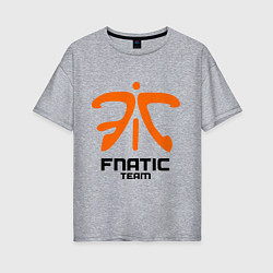 Женская футболка оверсайз Dota 2: Fnatic Team