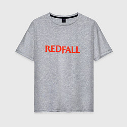 Женская футболка оверсайз Radfall логотип
