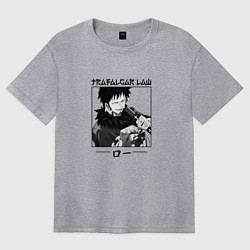 Футболка оверсайз женская Ван-Пис, Трафальгар Ло Trafalgar Law, цвет: меланж