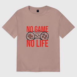 Женская футболка оверсайз No game no life