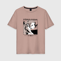 Женская футболка оверсайз Великий из бродячих псов, Рюносукэ Акутагава