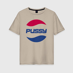 Женская футболка оверсайз Pepsi Pussy