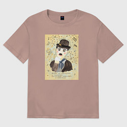 Женская футболка оверсайз Цитата Чарли