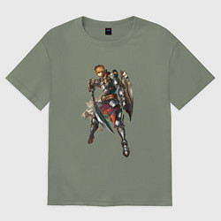 Футболка оверсайз женская Паладин Ла2, цвет: авокадо