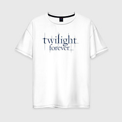 Женская футболка оверсайз Logo Twilight