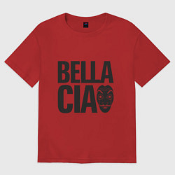 Футболка оверсайз женская Белла Чао - Бумажный Дом, цвет: красный