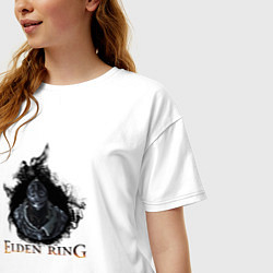 Футболка оверсайз женская Elden Ring - Knight, цвет: белый — фото 2