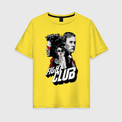 Футболка оверсайз женская SOAP CLUB, цвет: желтый