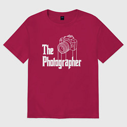 Футболка оверсайз женская The Photographer, цвет: маджента