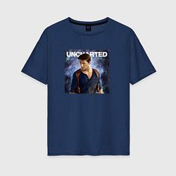 Женская футболка оверсайз Uncharted Nathan Drake