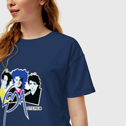 Футболка оверсайз женская Soda Stereo, цвет: тёмно-синий — фото 2