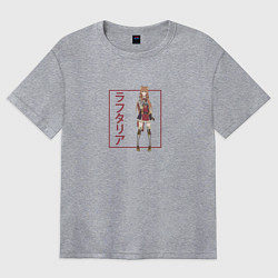 Женская футболка оверсайз Рафталия Восхождение герое щита