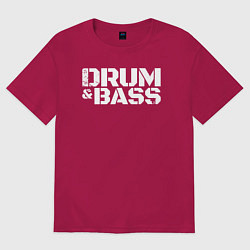 Женская футболка оверсайз DRUMMER БАРАБАНЩИК