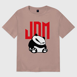 Женская футболка оверсайз JDM Panda Japan Симпатяга