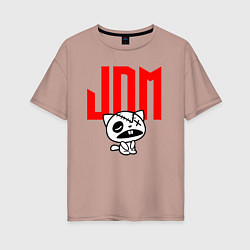 Женская футболка оверсайз JDM Kitten-Zombie Japan