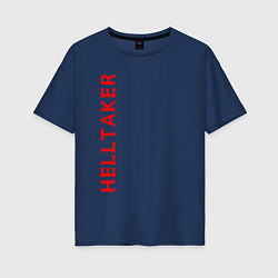 Женская футболка оверсайз Helltaker game