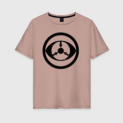 Футболка оверсайз женская Эта-10, цвет: пыльно-розовый