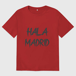 Футболка оверсайз женская Hala - Madrid, цвет: красный