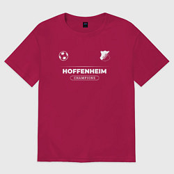 Женская футболка оверсайз Hoffenheim Форма Чемпионов