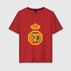 Женская футболка оверсайз Football - Real Madrid