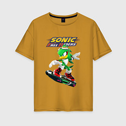 Женская футболка оверсайз Jet-the-hawk Sonic Free Riders Реактивный ястреб С