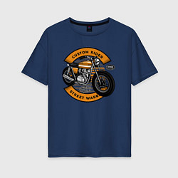 Женская футболка оверсайз Moto-sport Мотоцикл