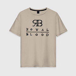 Женская футболка оверсайз RB Royal Blood