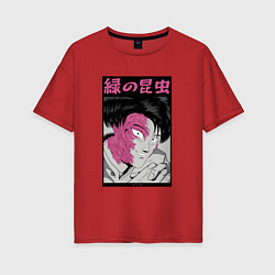 Женская футболка оверсайз Японский аниме монстр Гуль Japan Anime Ghoul
