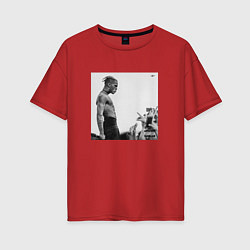 Женская футболка оверсайз XXXTentacion Look At Me: The Album