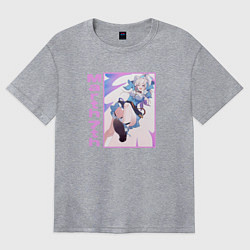 Женская футболка оверсайз 7 марта art Honakai star rail