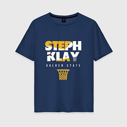 Женская футболка оверсайз Steph & Klay