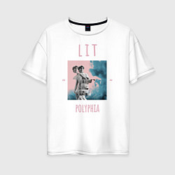 Женская футболка оверсайз Polyphia LIT