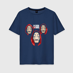 Женская футболка оверсайз La Casa De Papel Trio